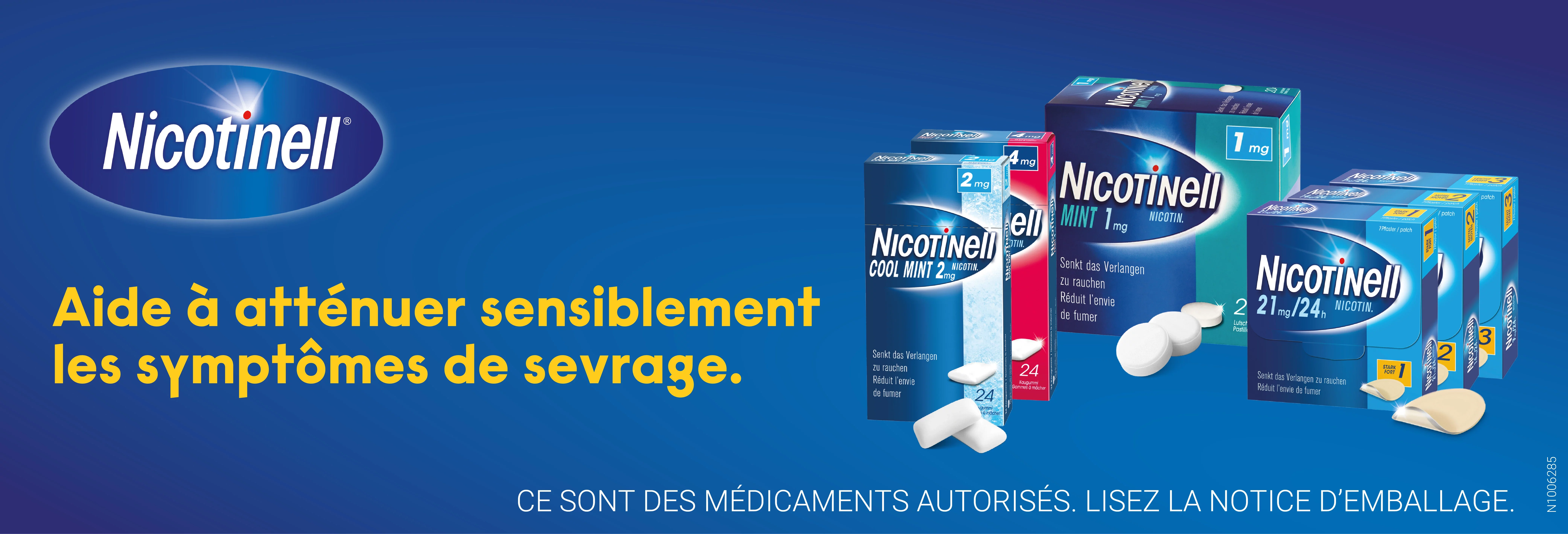 Nicotinell symptoms banner FR